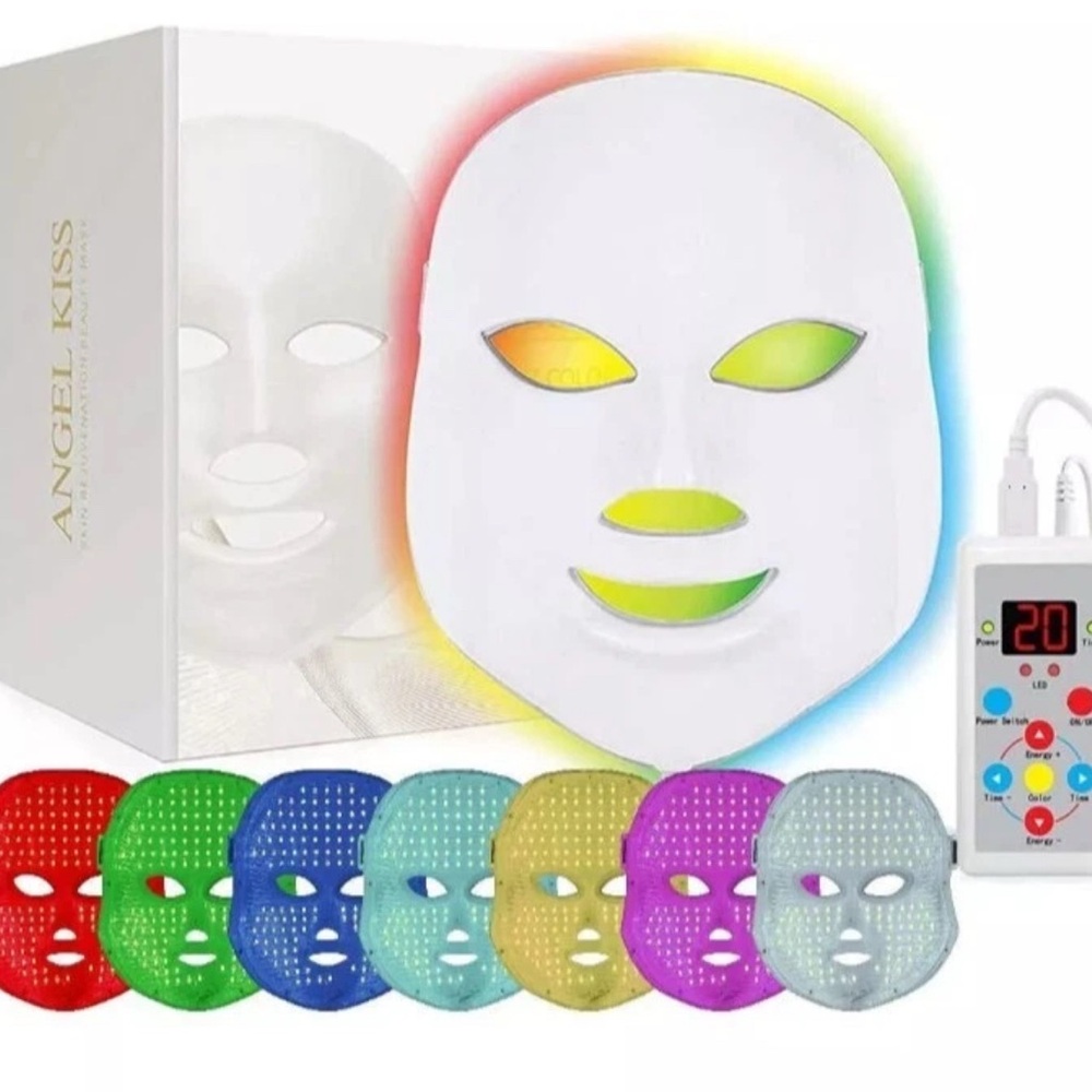 Angel Kiss 7 Color LED Photon Mask photofacial face Facial OPEN BOX UNUSED
